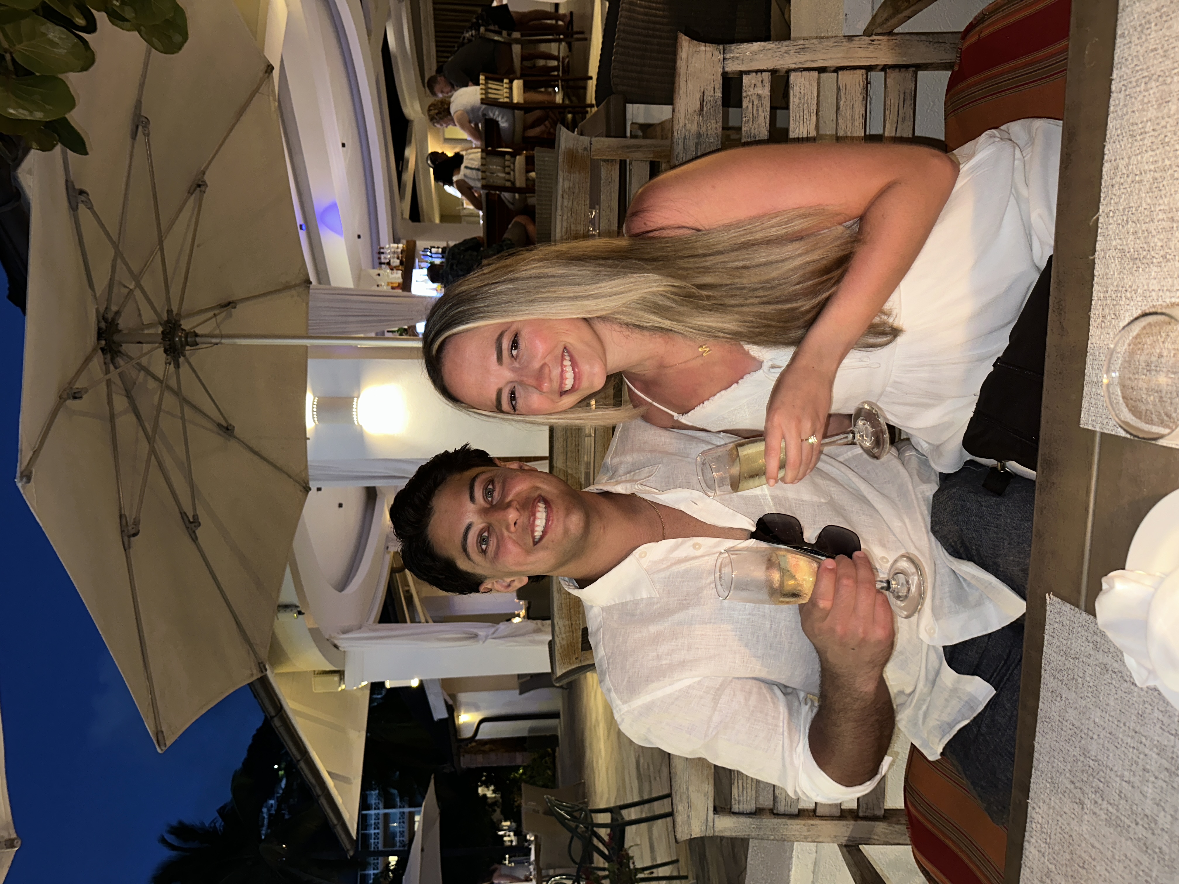 Makara and partner after getting engaged